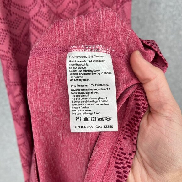 Outdoor Research Trance Athletic Dress Size 8 Pink Geometric Tank Stretch Casual - Picture 10 of 14